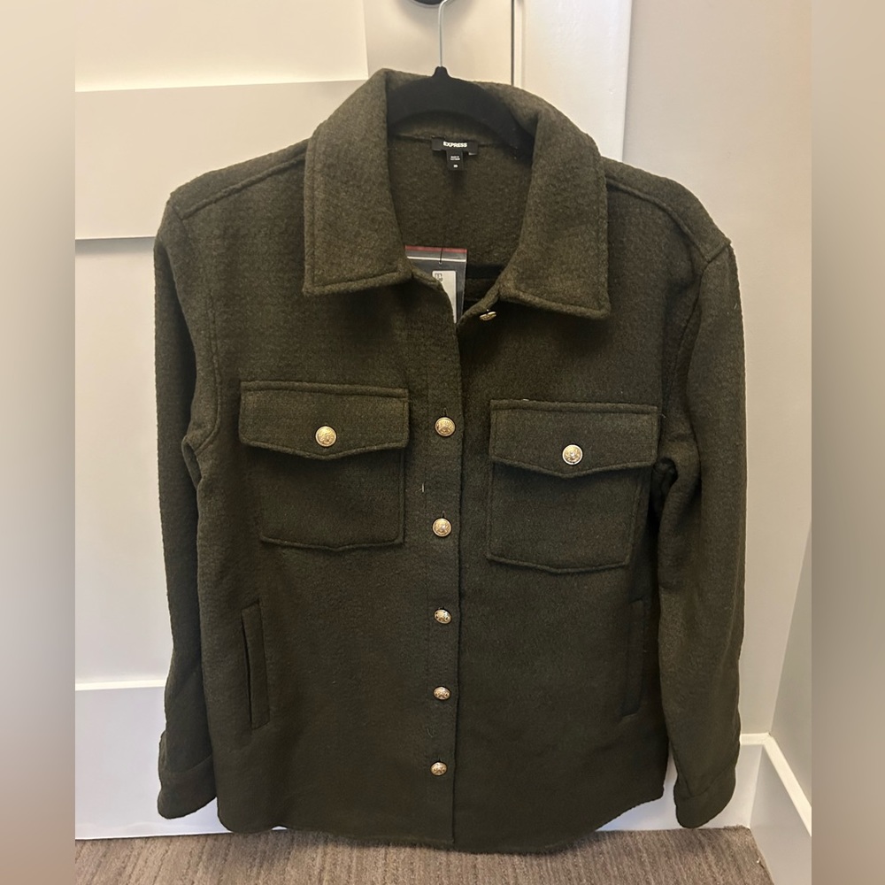 Express Shacket Womens Size XS